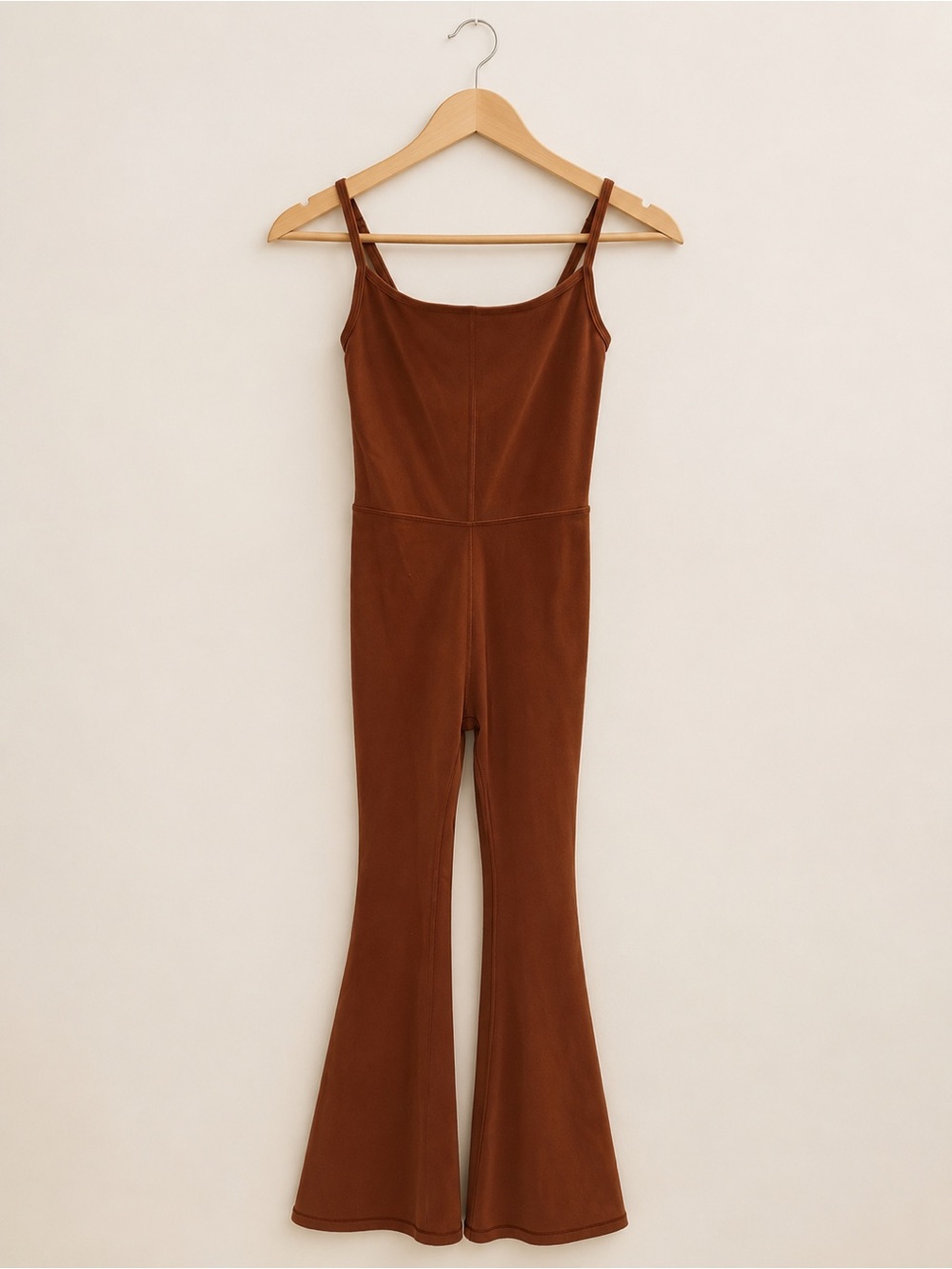 Aritzia Wilfred Free Freestyle Jumpsuit Brown Flare Sleeveless XS One Piece